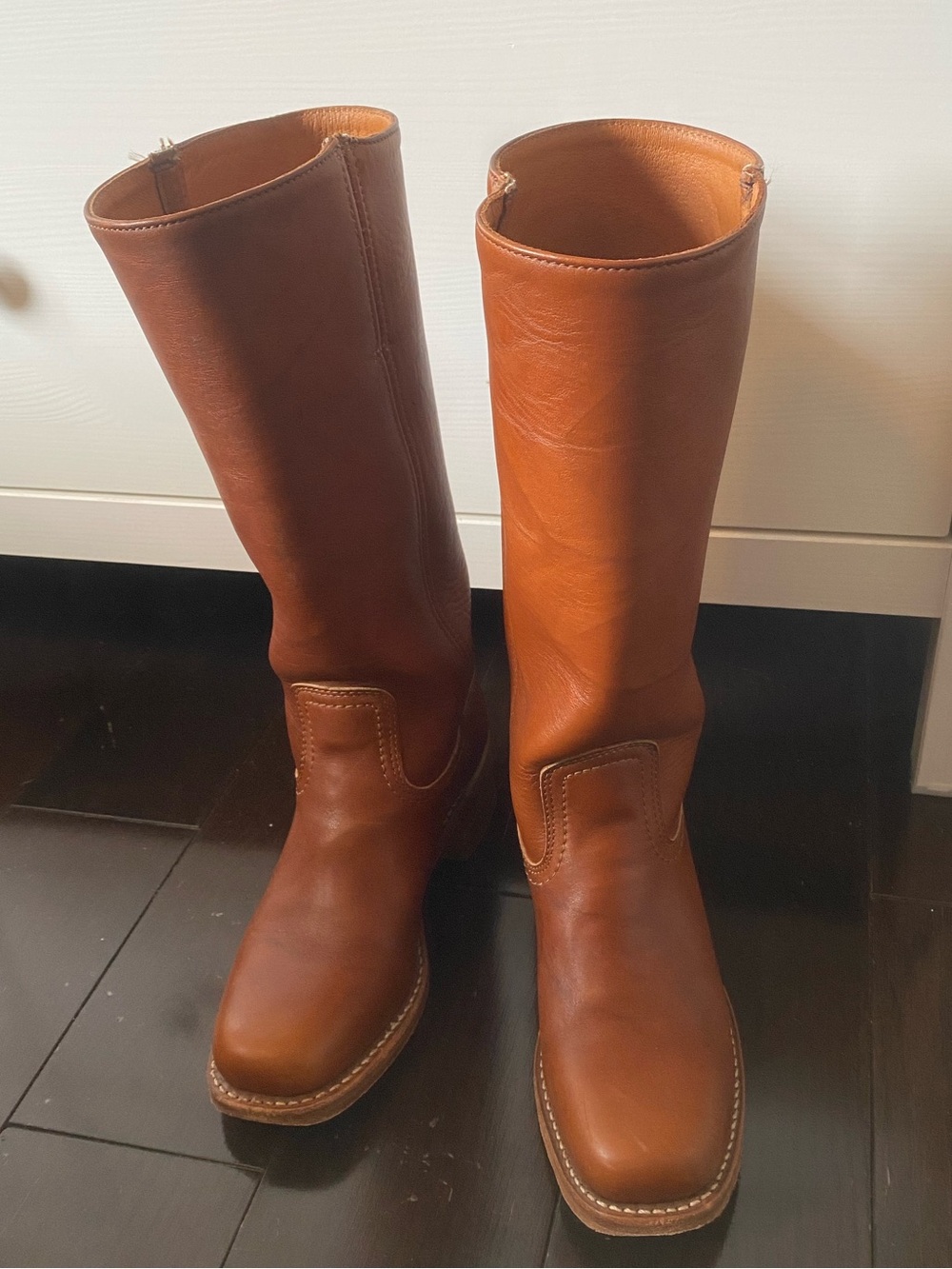 brown frye campus boots